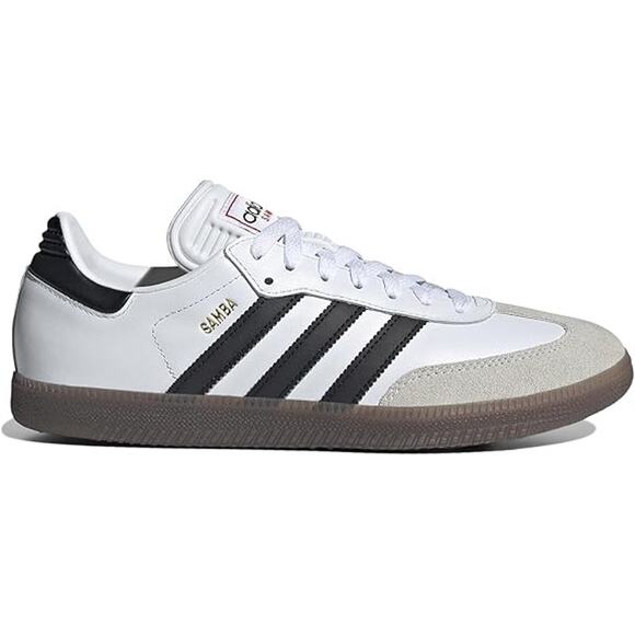 NWT Adidas Men Samba Indoor Soccer Shoe ,Cloud White/Black/Vivid Red-Sz 8.5 - Picture 3 of 6